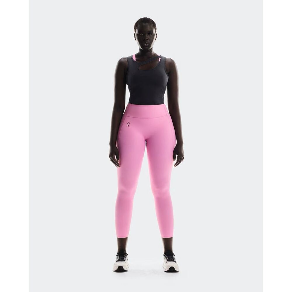 On Cloud NWT High Waisted Studio Tights 7/8 Leggings Raspberry Small